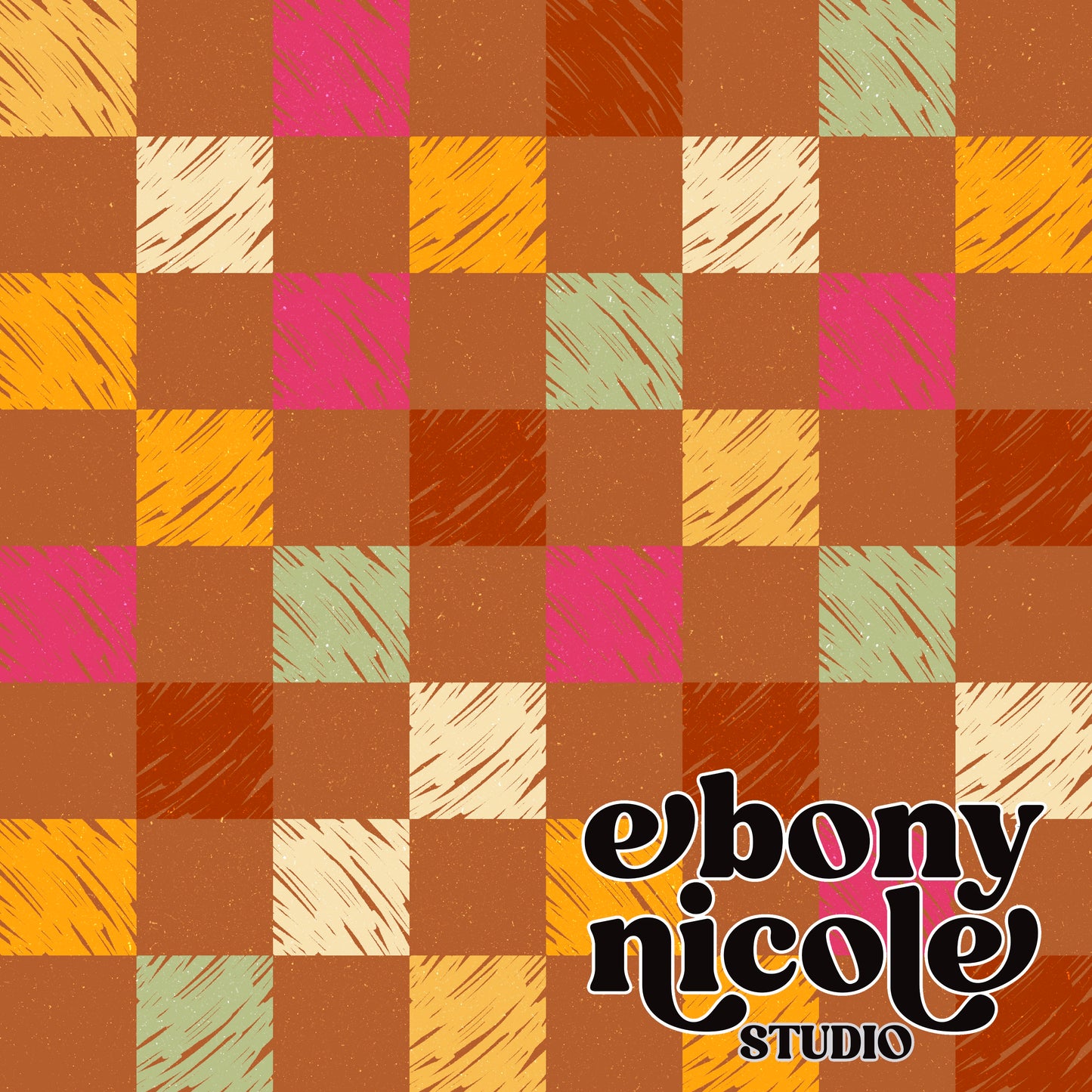 Beauty Checkered Coordinate