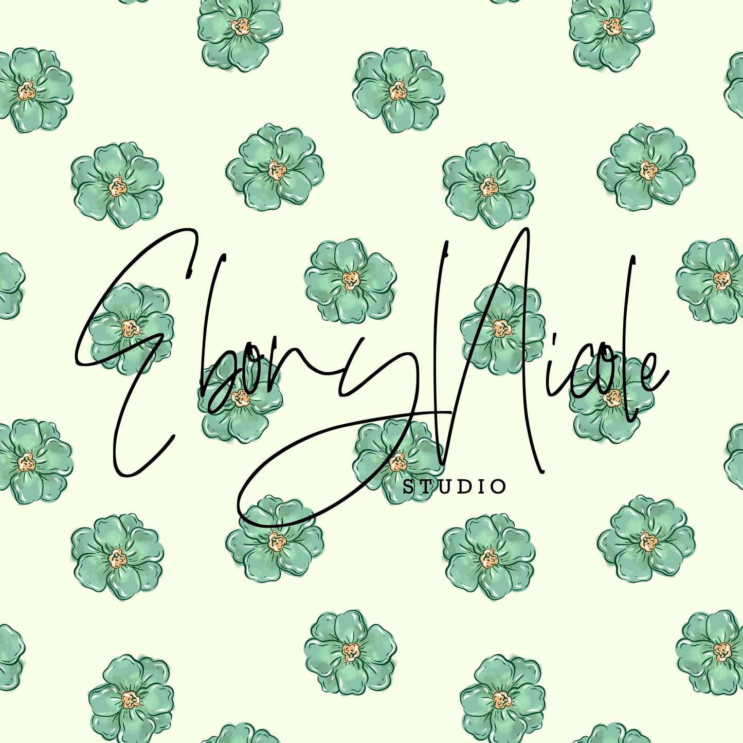 Green Floral