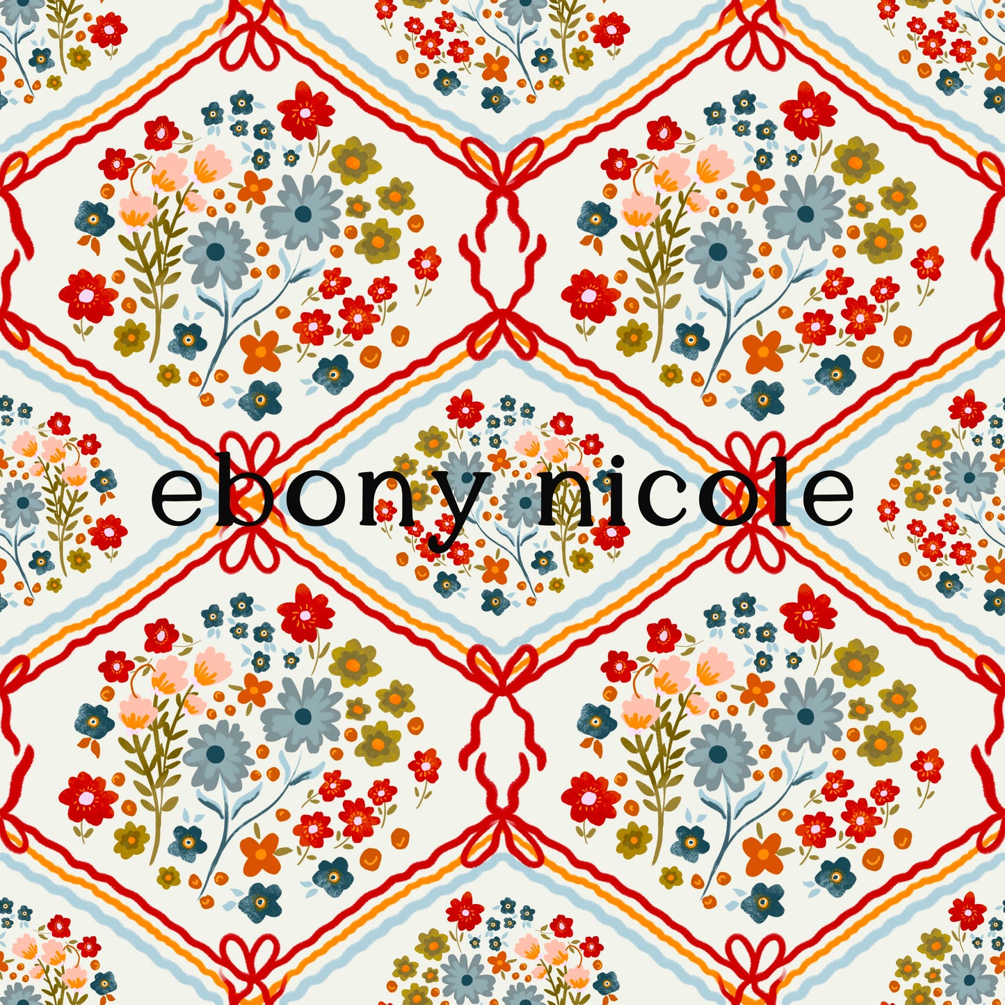 Modern Floral Repeat