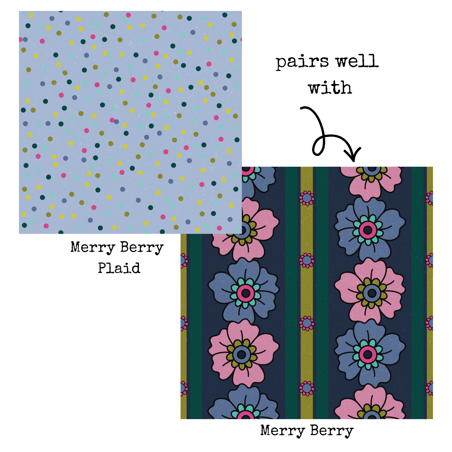 Merry Berry Polka Dots