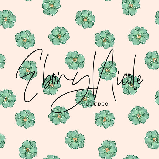 Green Floral