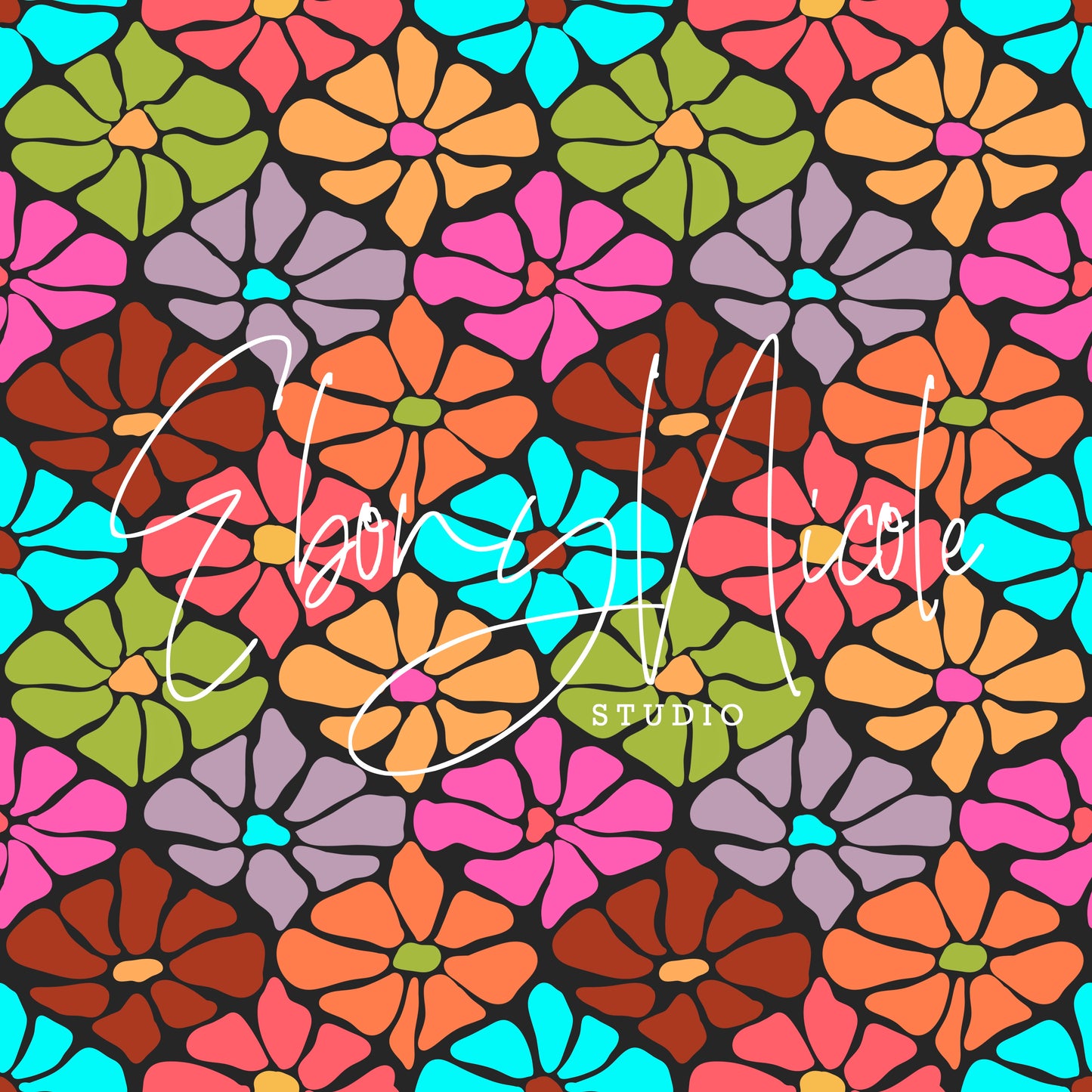 Retro Flowers