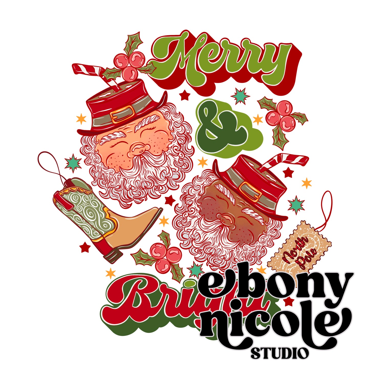 Merry & Bright PNG