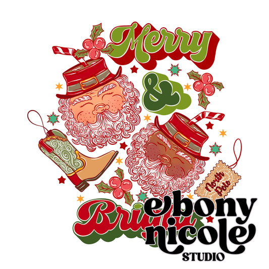 Merry & Bright PNG