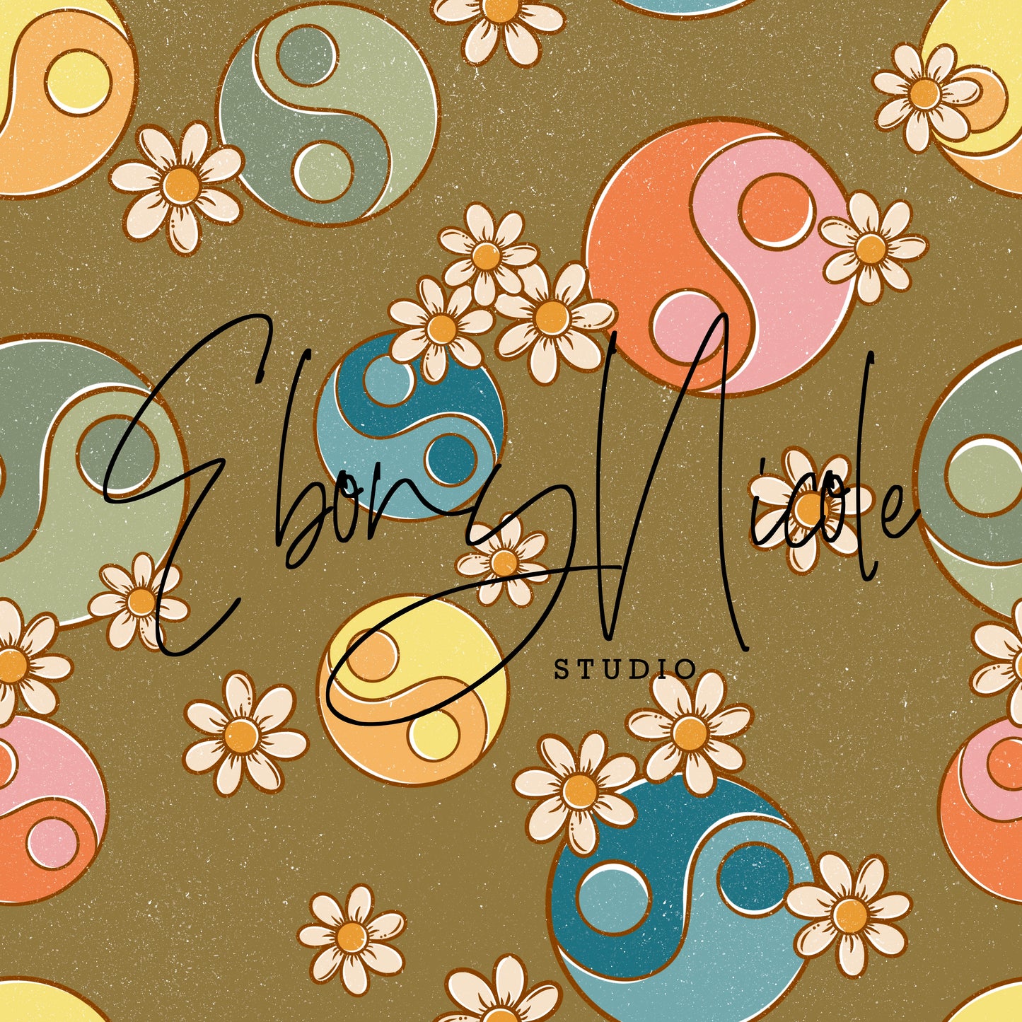 Floral Yin And Yang
