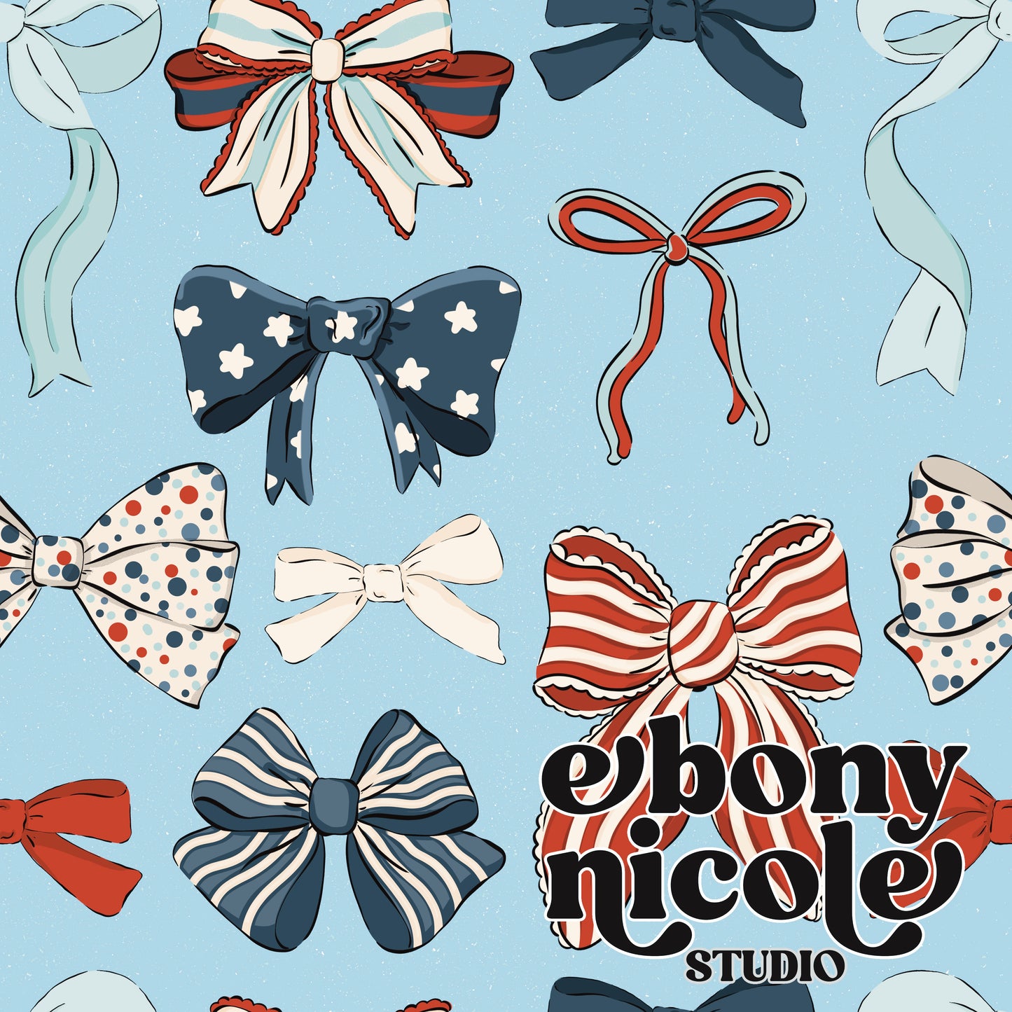 Fourth Of July Bows