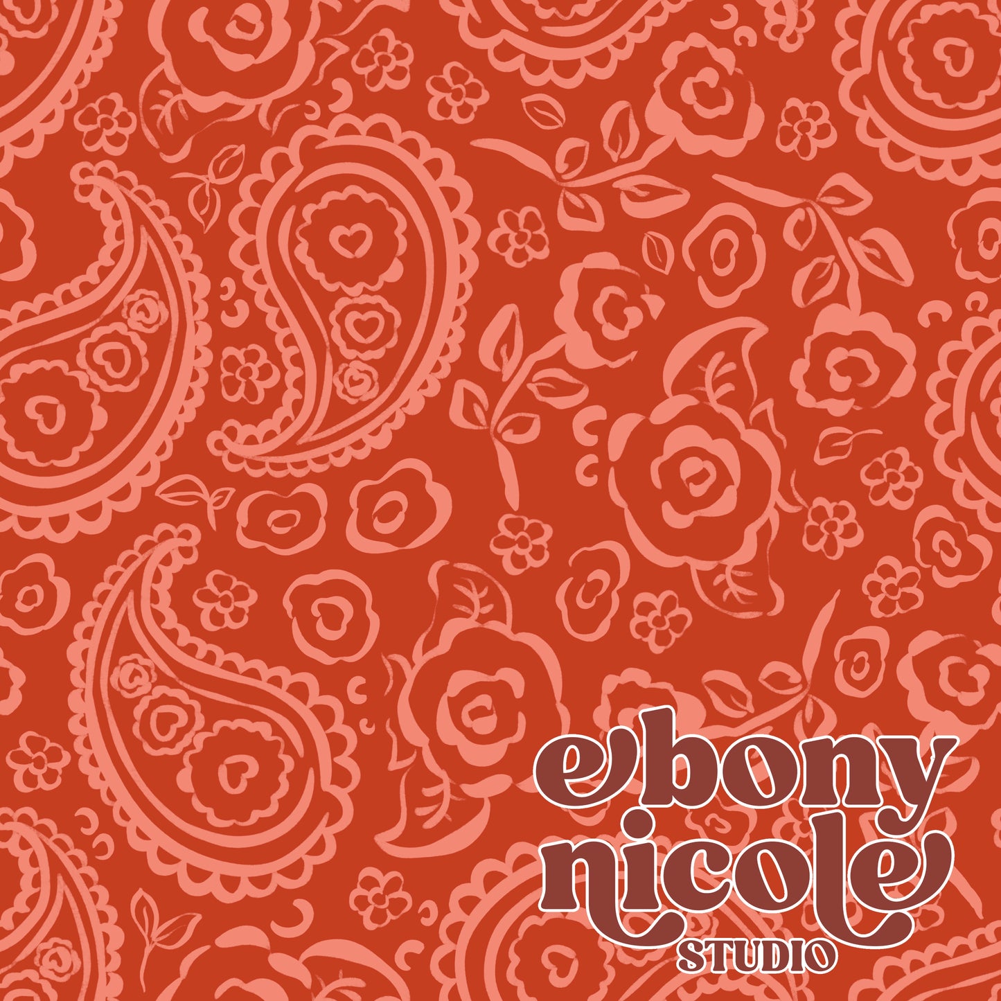 Vintage Valentine’s Paisley