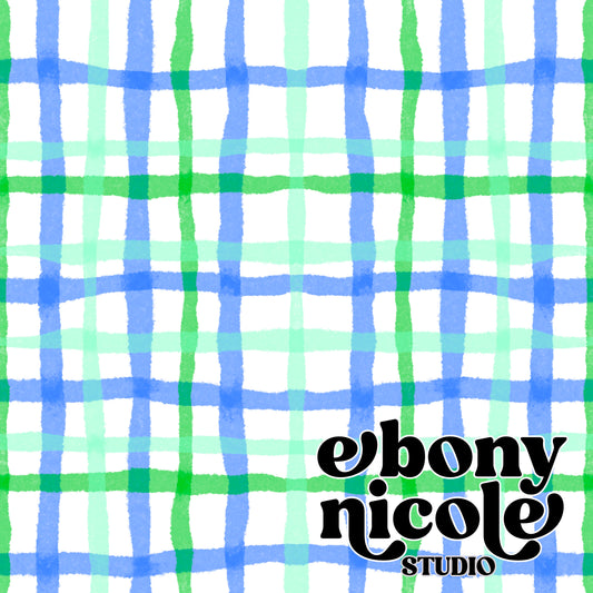 St. Patty’s Plaid Seamless Pattern
