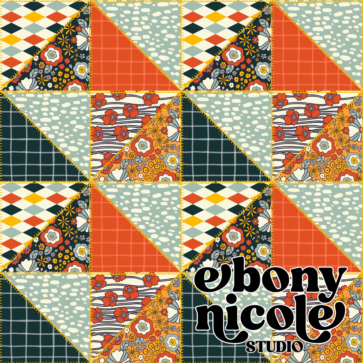 Quilted Floral