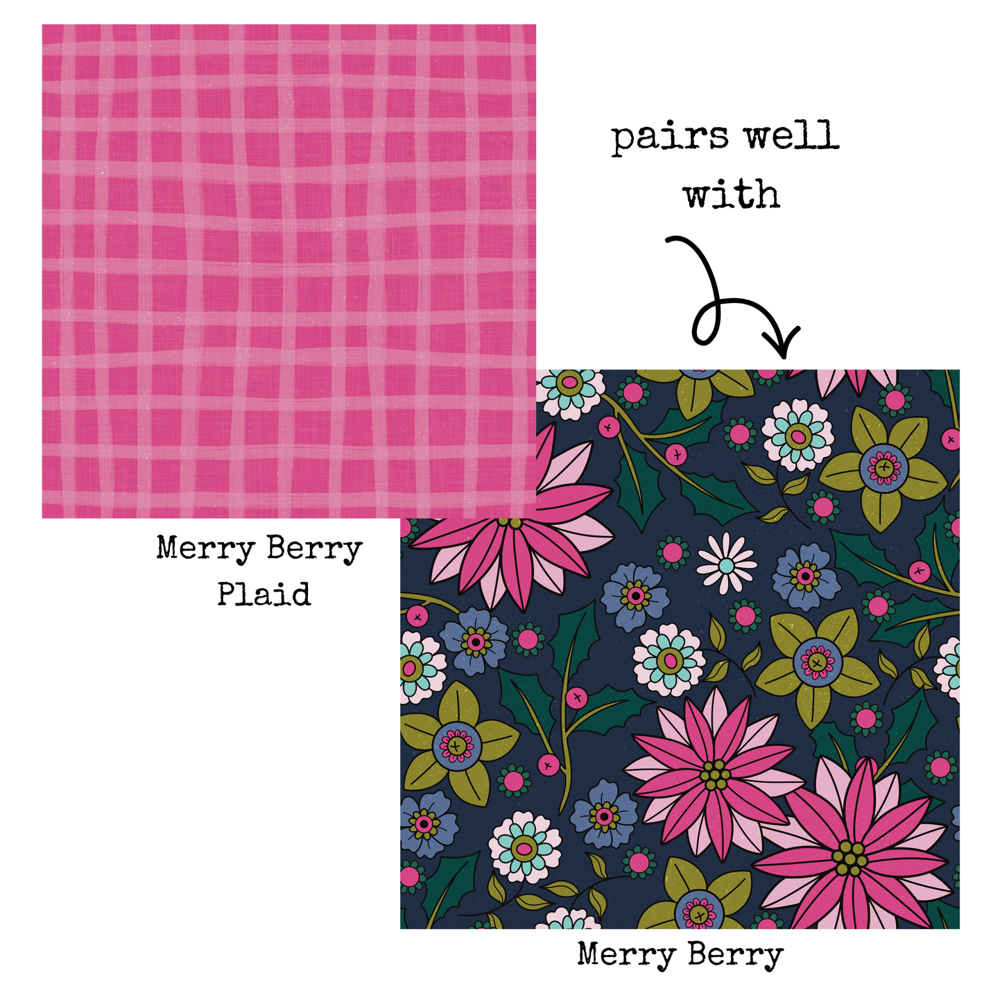 Merry Berry Pink Plaid