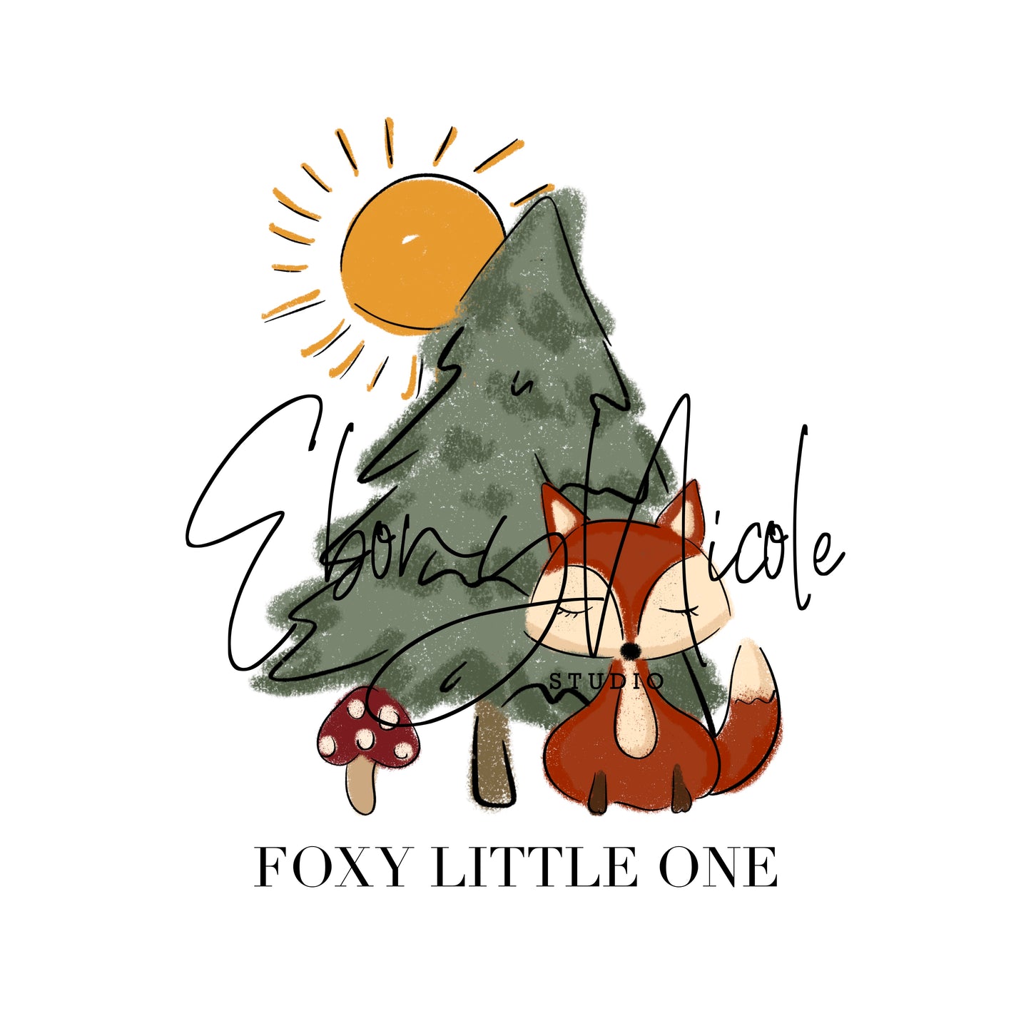 Foxy Little One PNG
