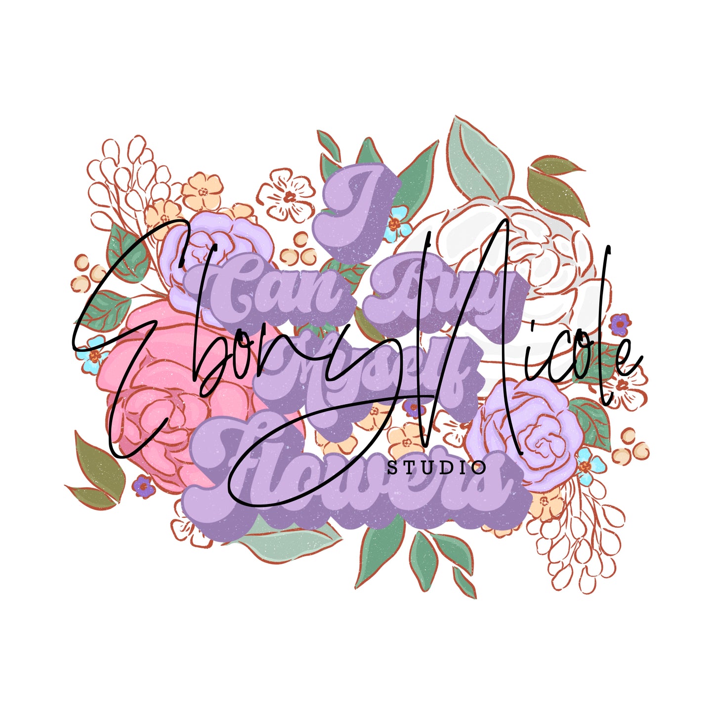 I Can Buy Myself Flowers PNG