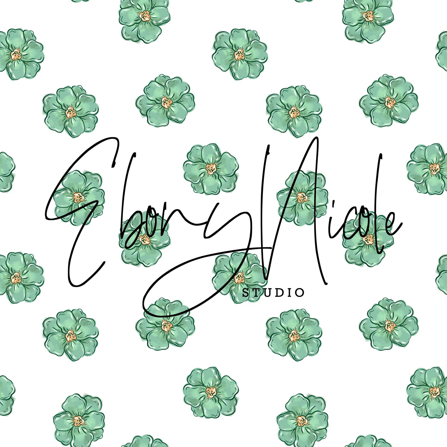 Green Floral