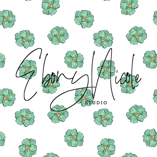 Green Floral