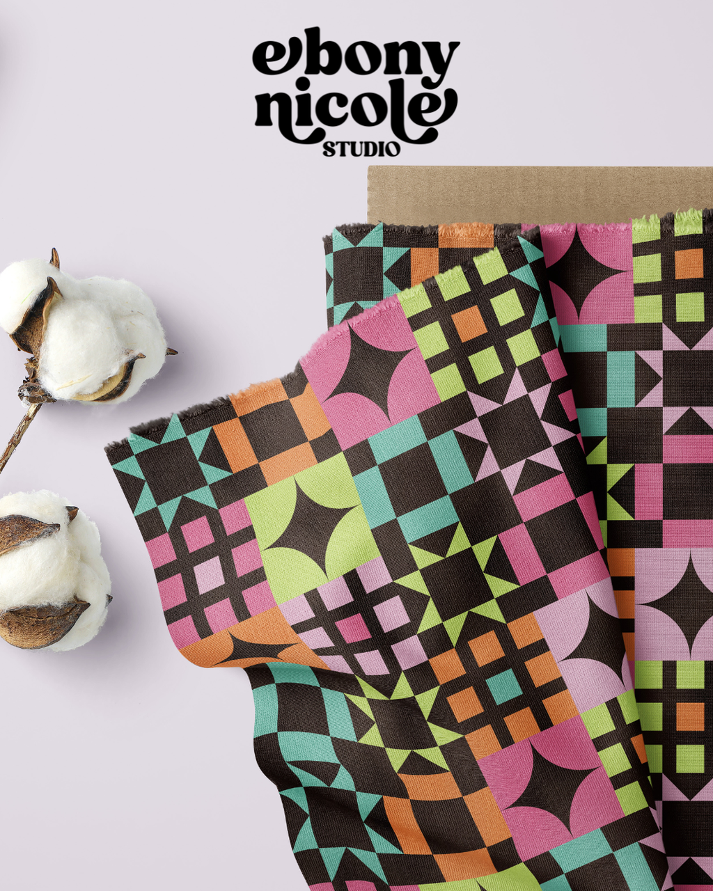 Retro Bright Halloween Patchwork