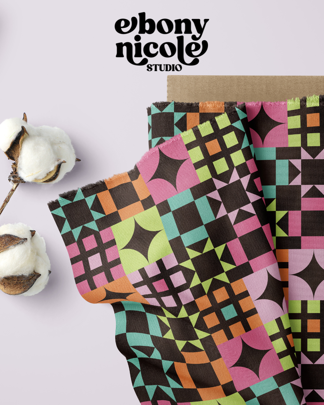 Retro Bright Halloween Patchwork