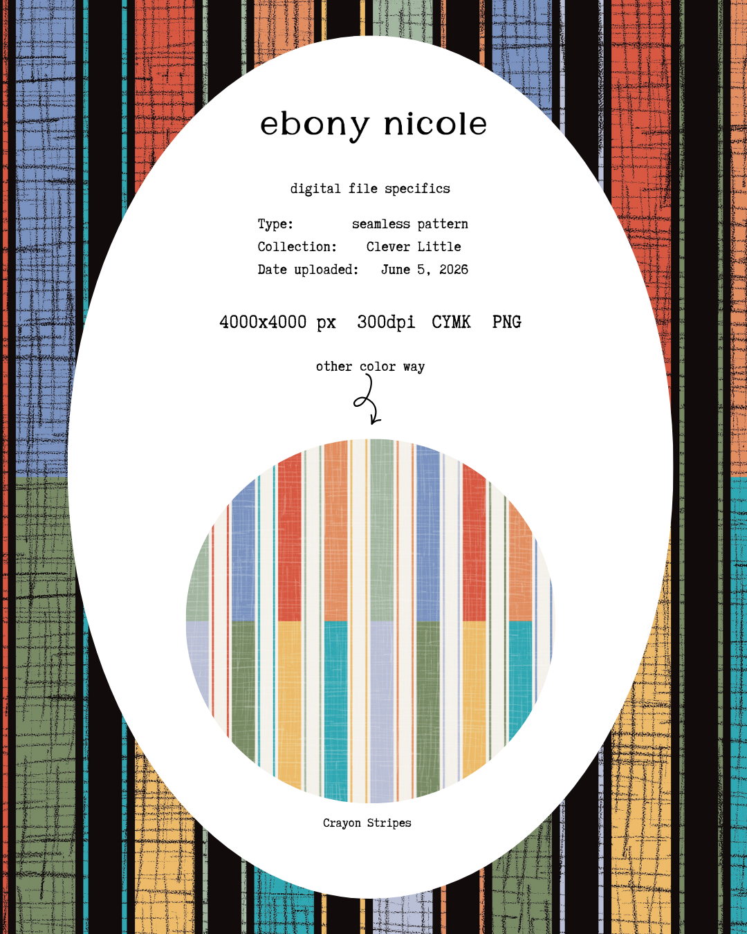Crayon Stripes