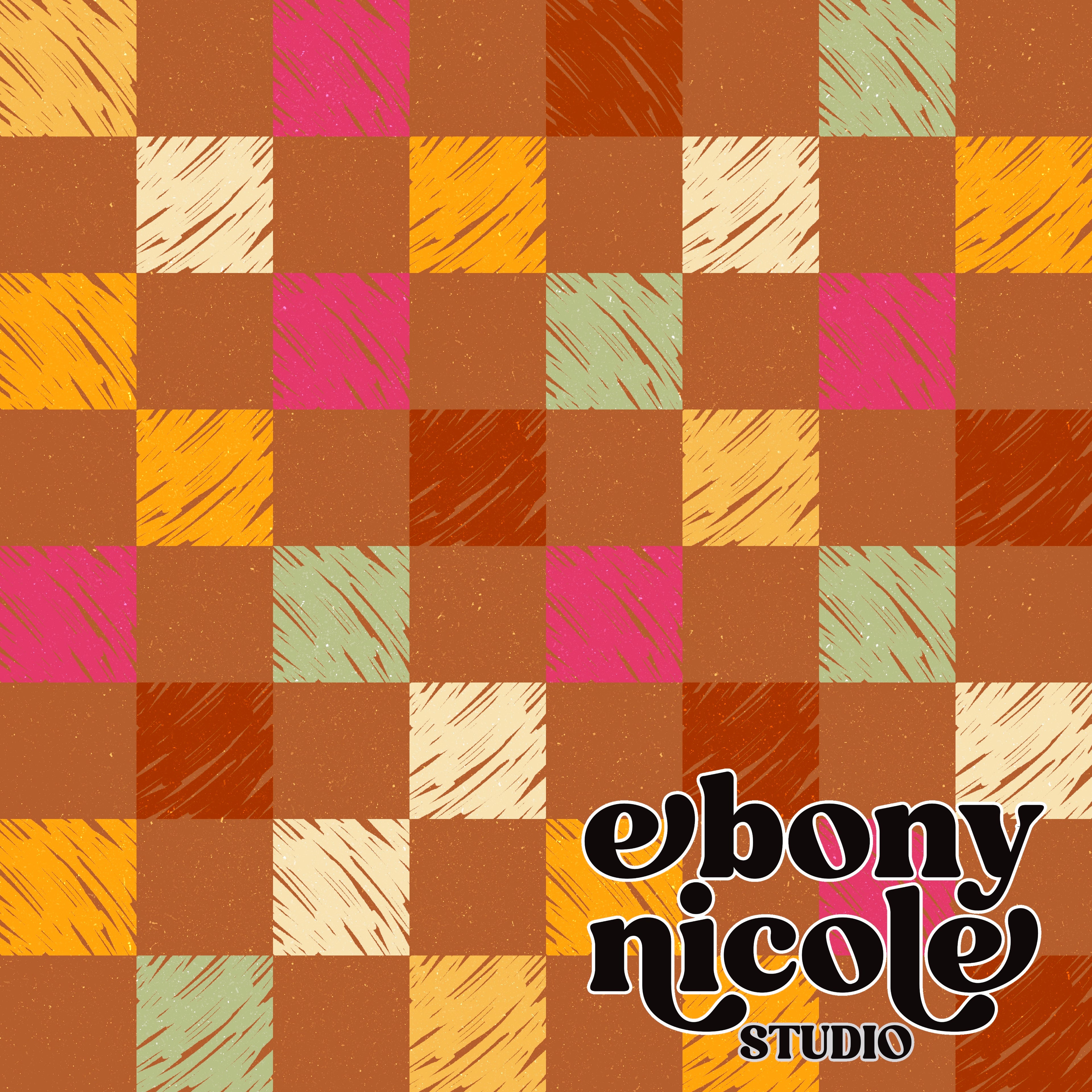 Beauty Checkered Coordinate