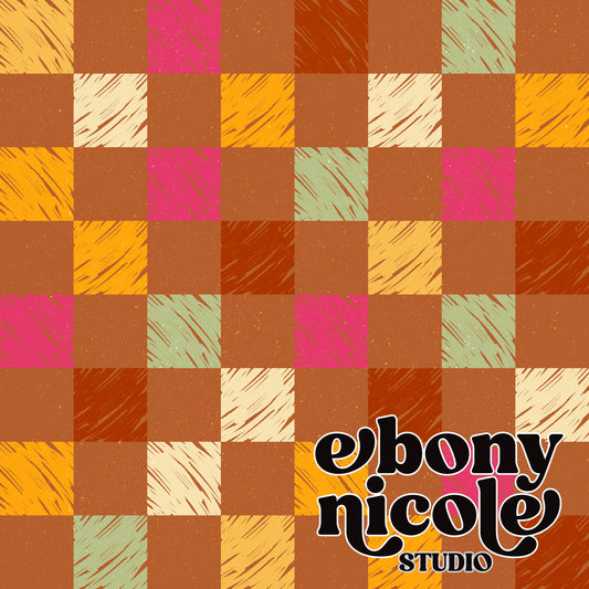 Beauty Checkered Coordinate
