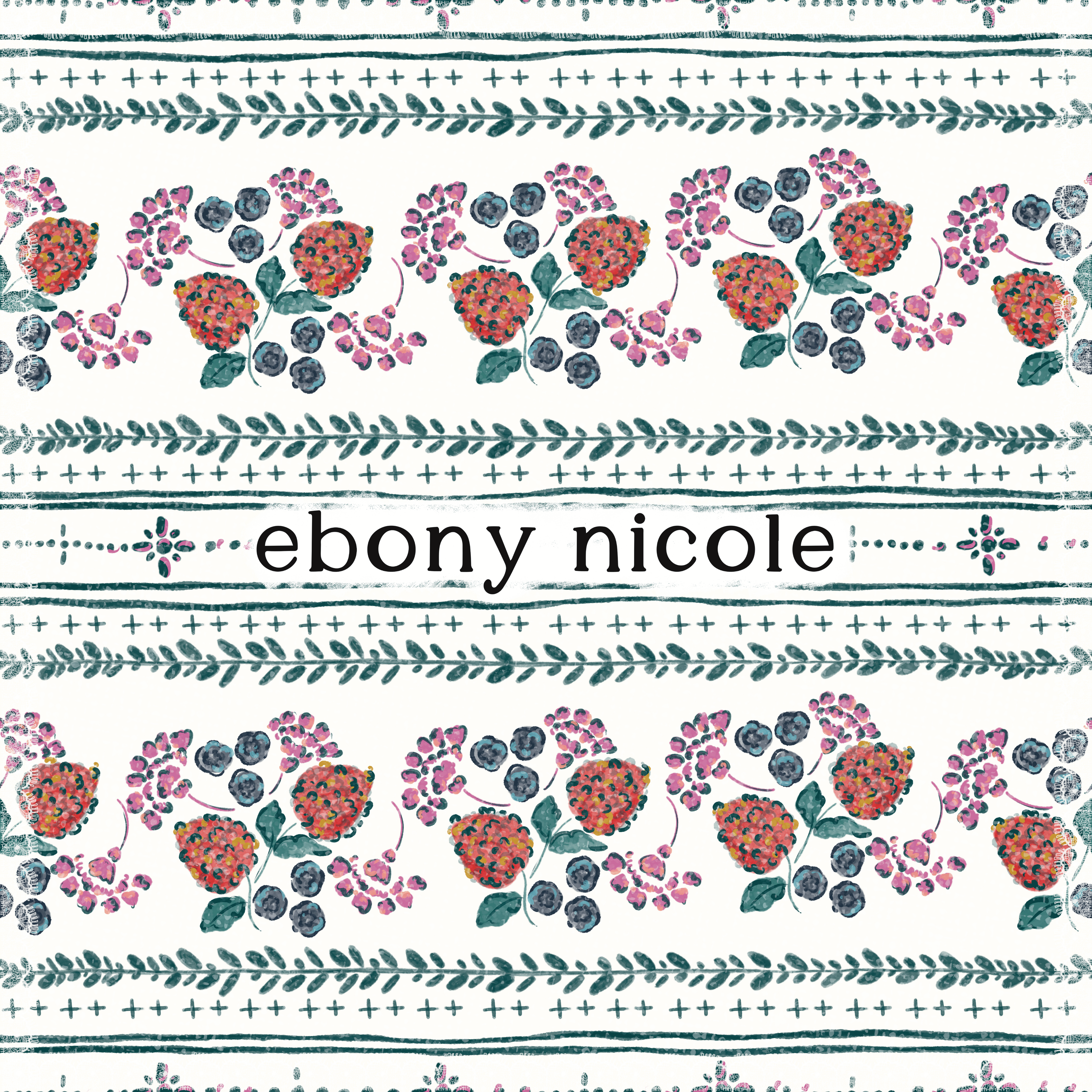 Cottage Berry Stripes