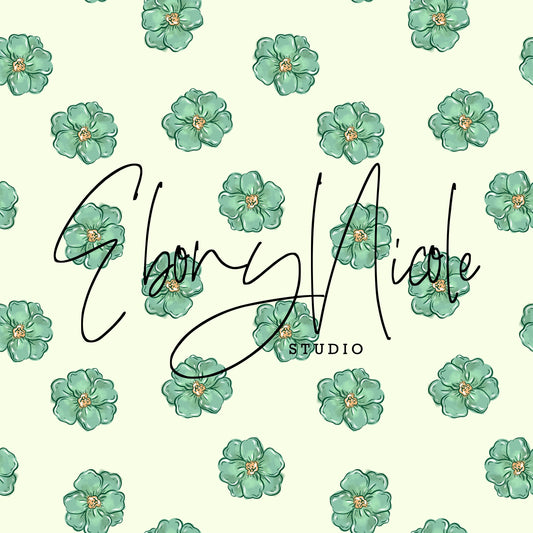 Green Floral