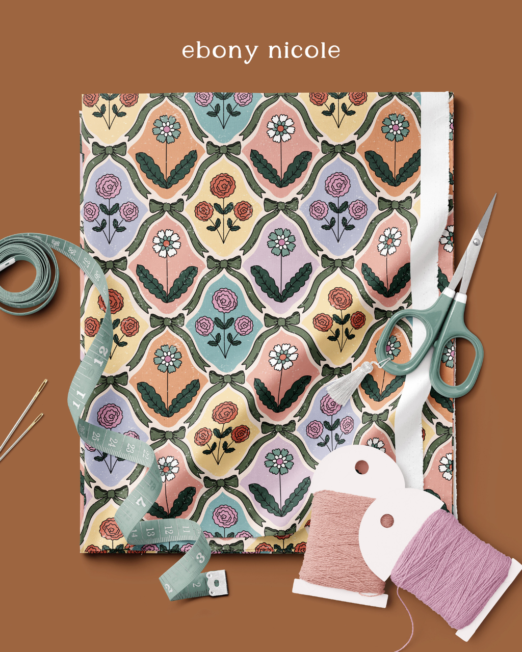 Ribbon Garden Tile
