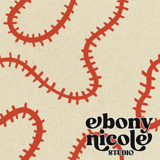 Baseball Line Pattern