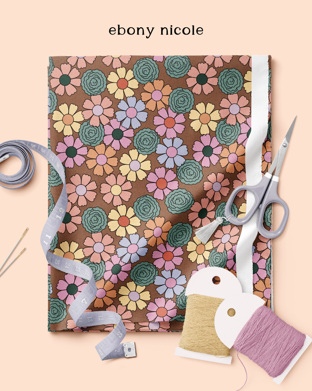 Retro Meadow Bloom