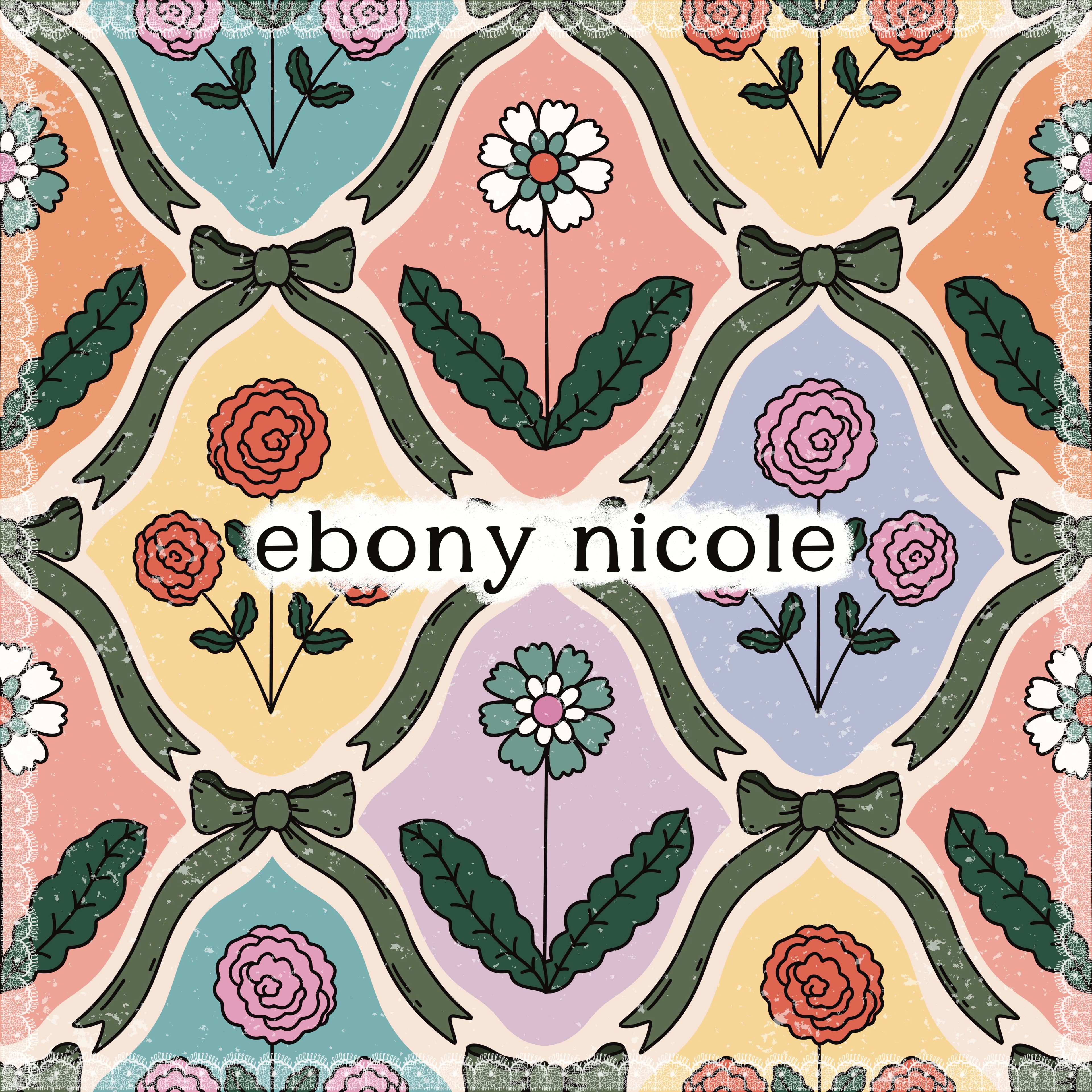 Ribbon Garden Tile