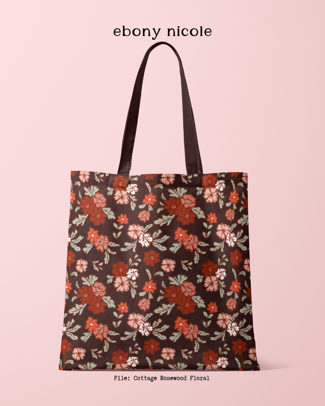 Cottage Rosewood Floral