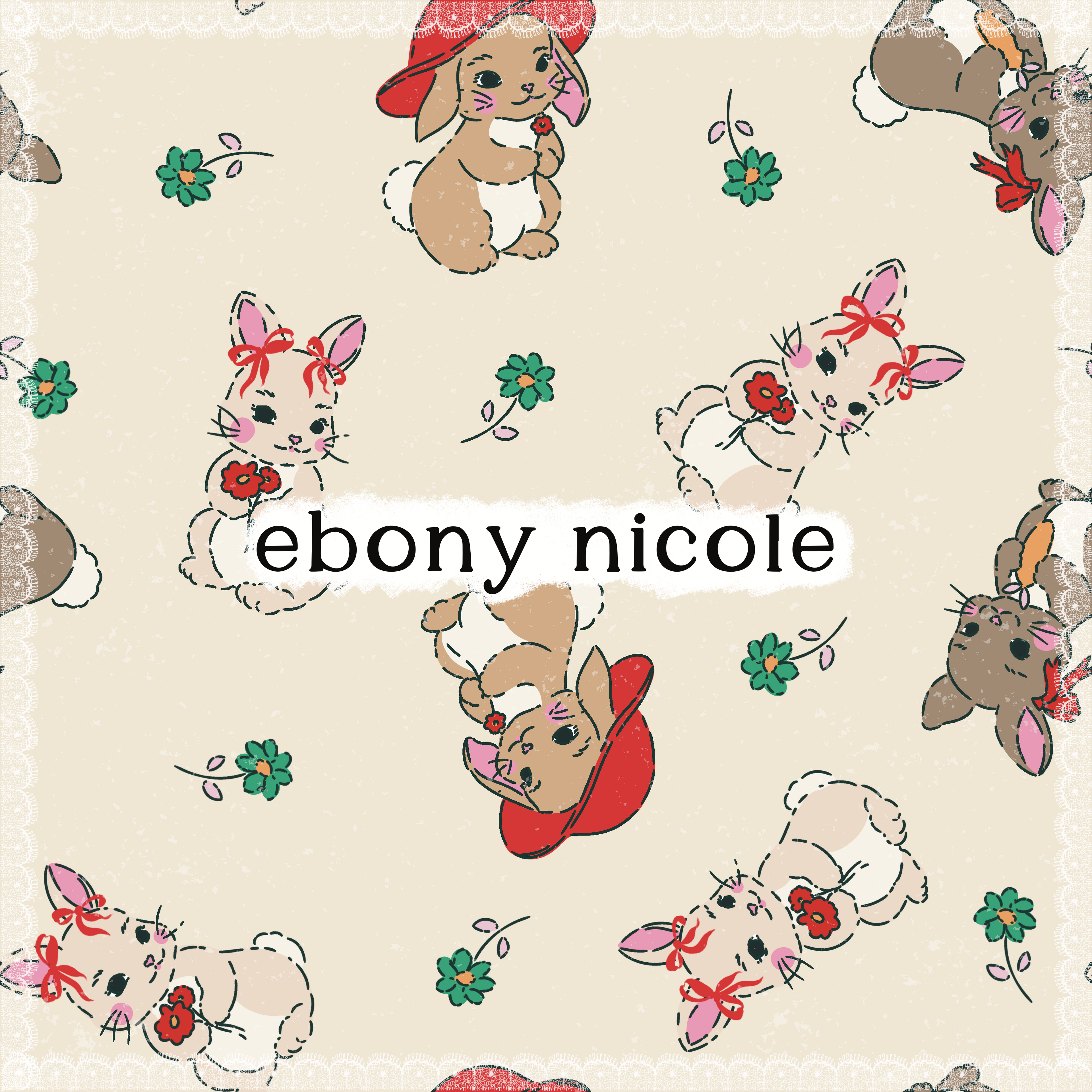 Vintage Garden Bunnies Bundle