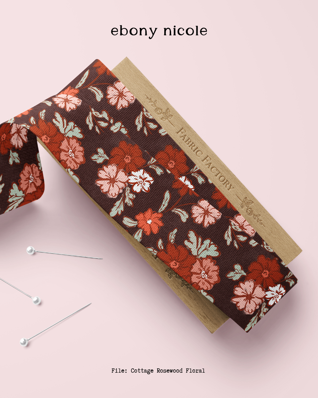 Cottage Rosewood Floral