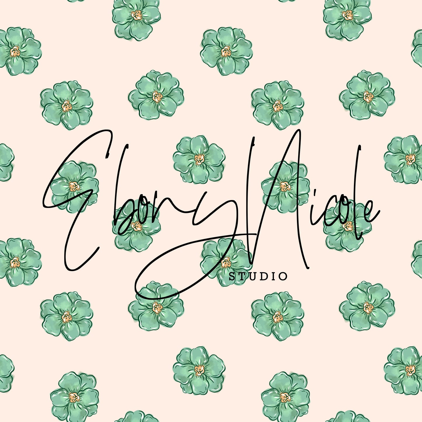 Green Floral
