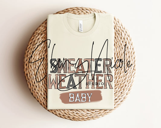 Sweater Weather Baby PNG