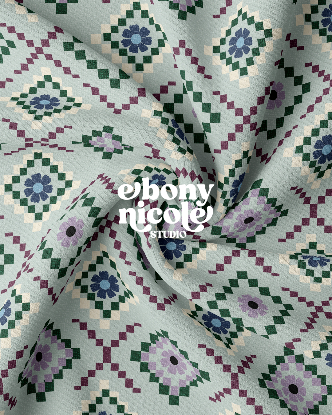 Frosted Winter Garden Quilt