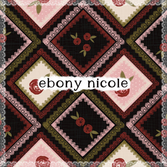 Vintage Lace Roses Patch