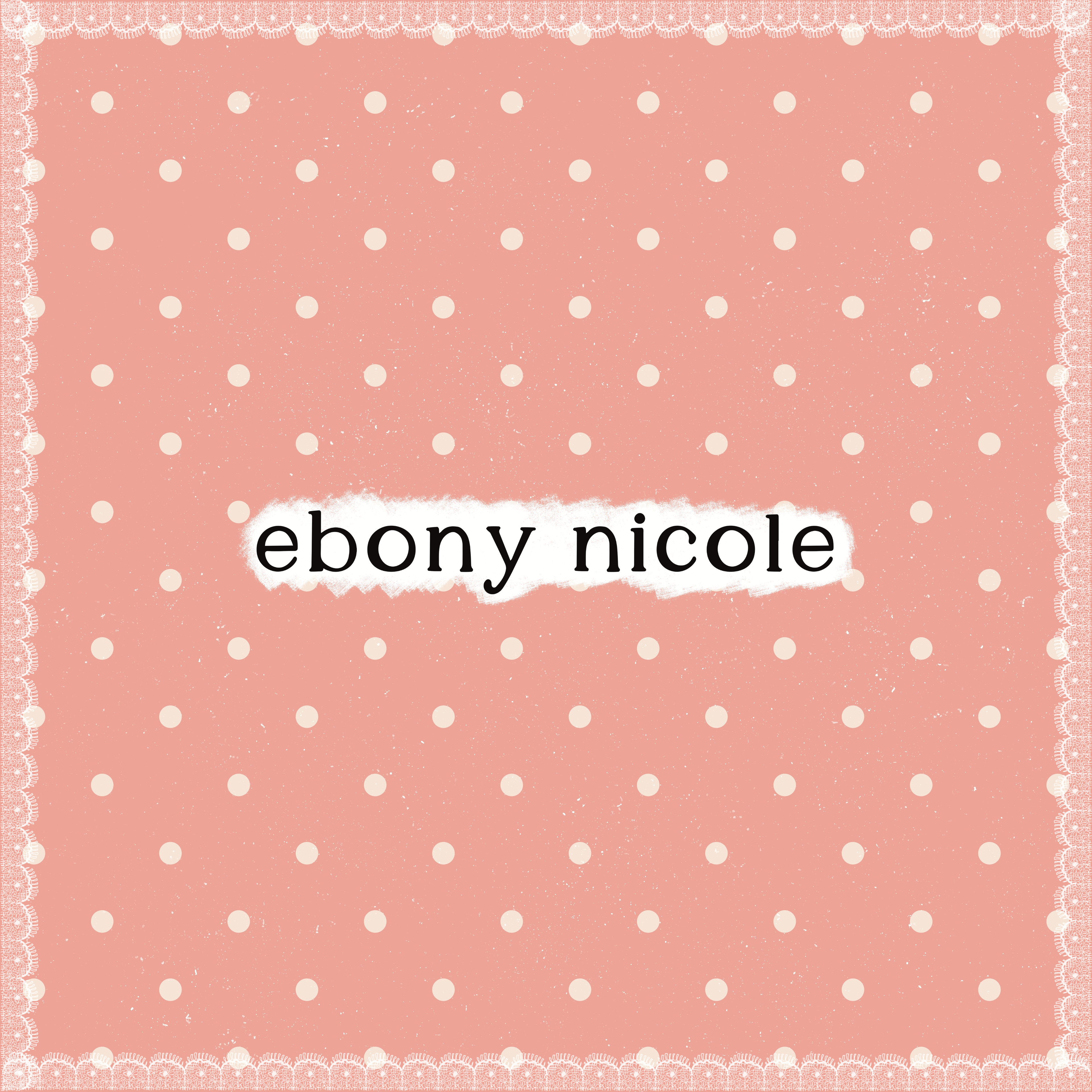 Peach Polka Dots