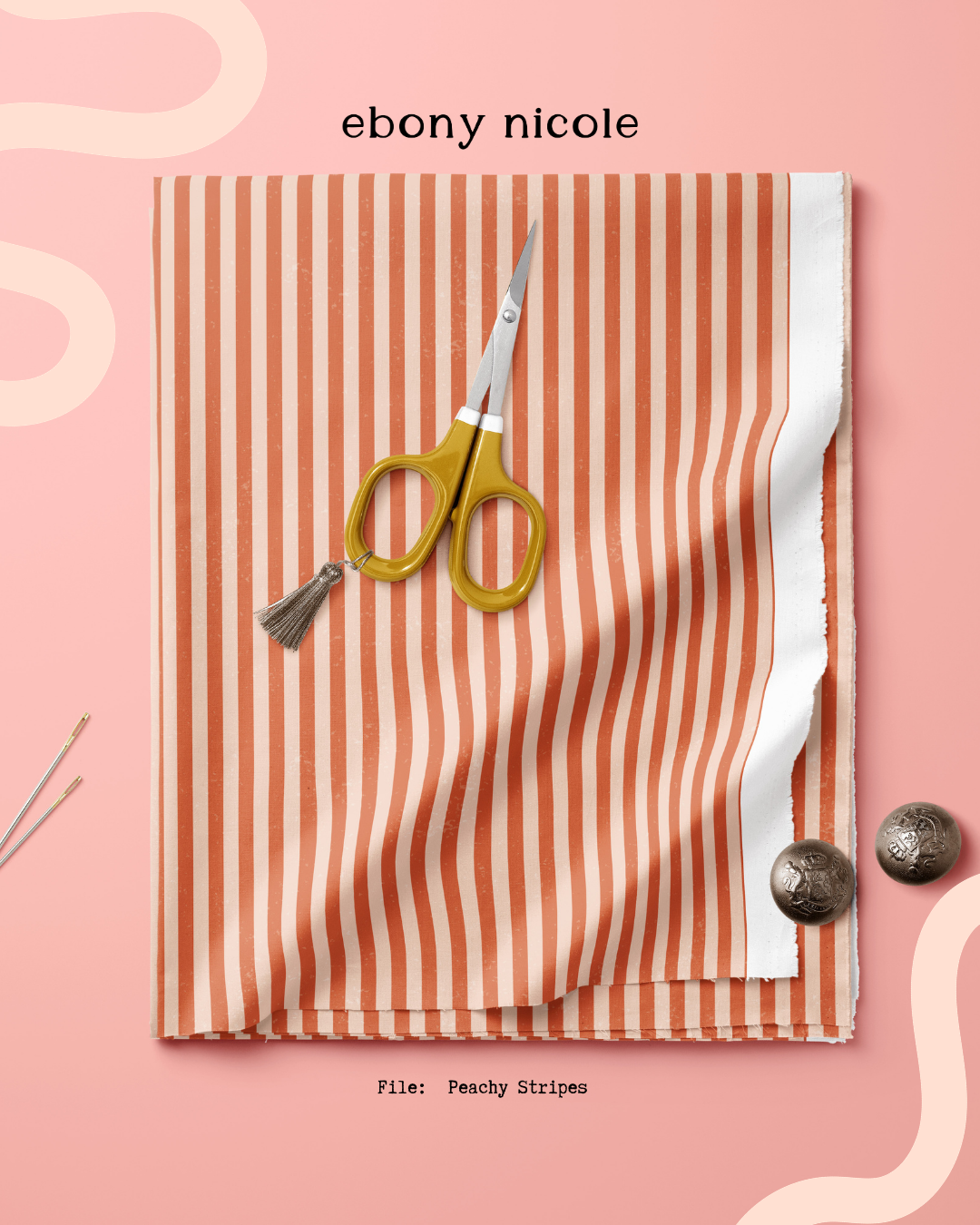 Peachy Stripes
