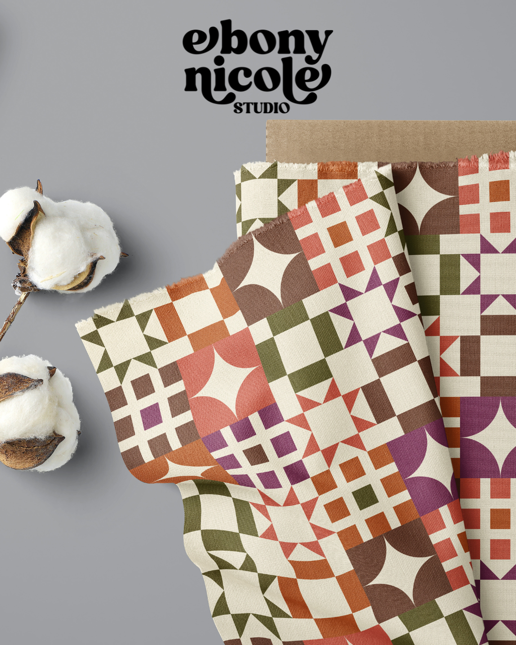 Cream Autumn Patchwork