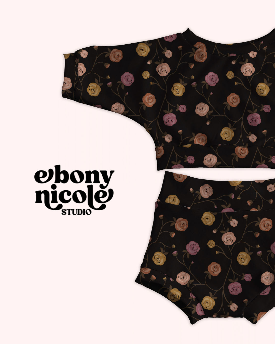 Moody Vintage Rose Floral