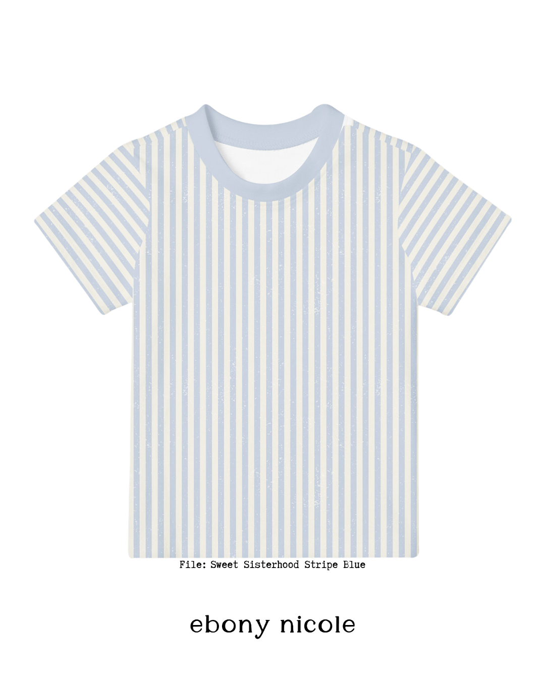 Sweet Sisterhood Stripe Blue