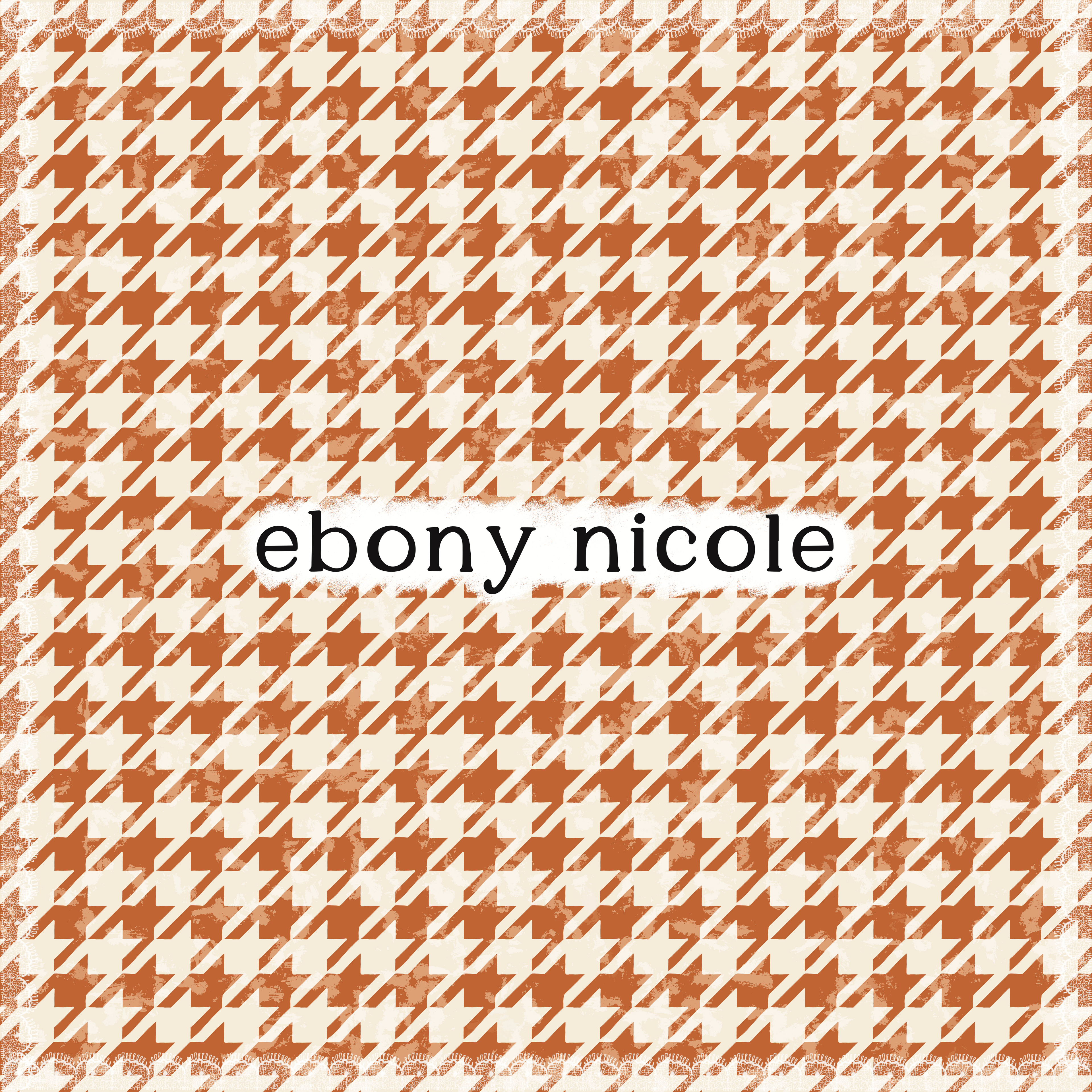 Terracotta Houndstooth