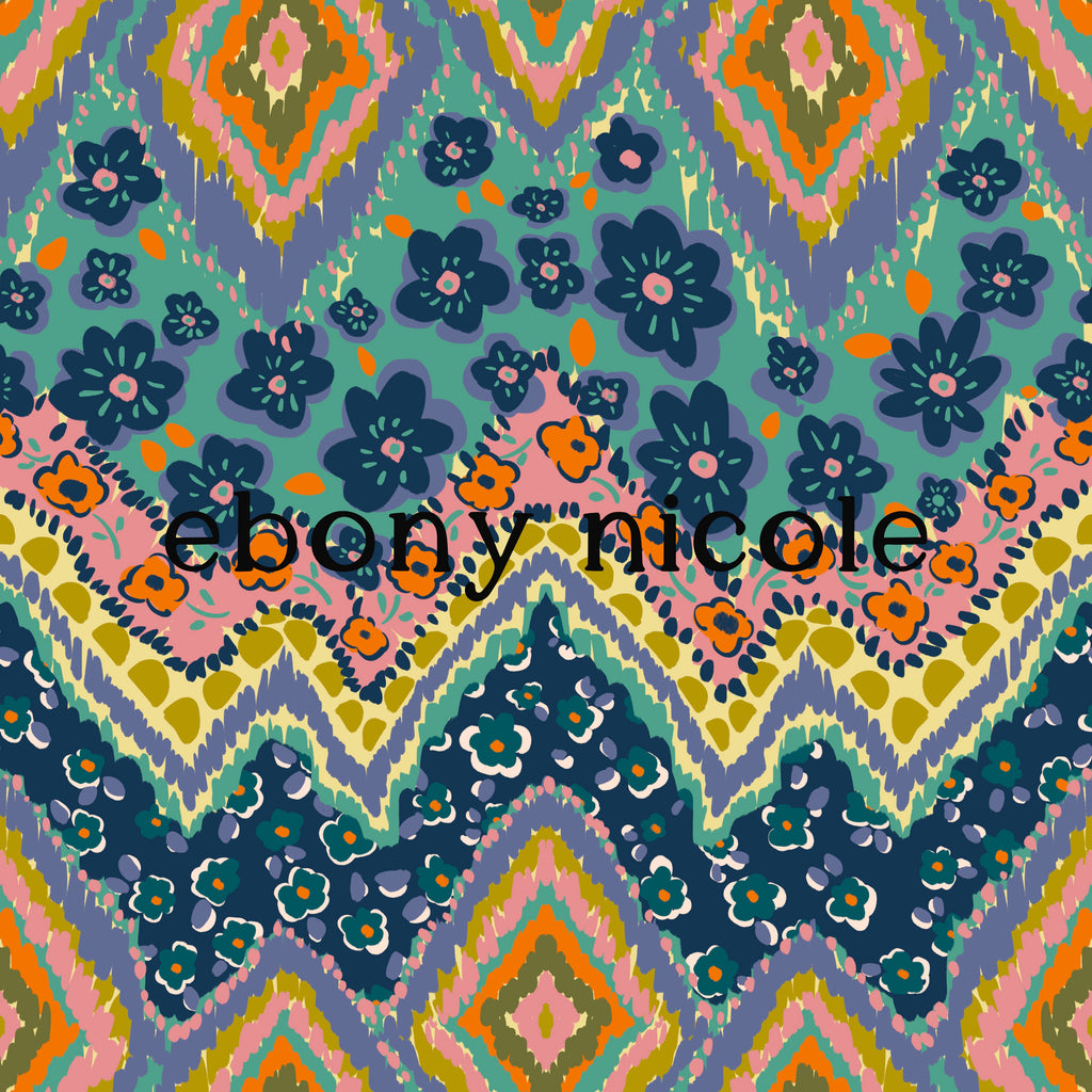Floral Pop Seamless Pattern