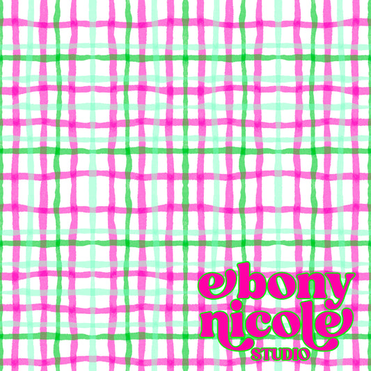 St. Patty’s Plaid Seamless Pattern