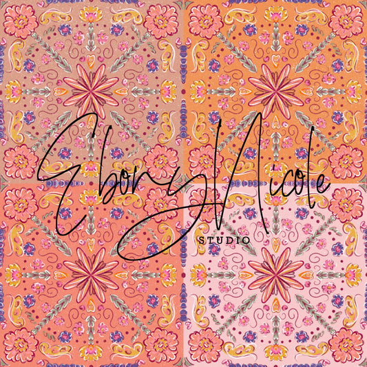 Floral Vintage Tile