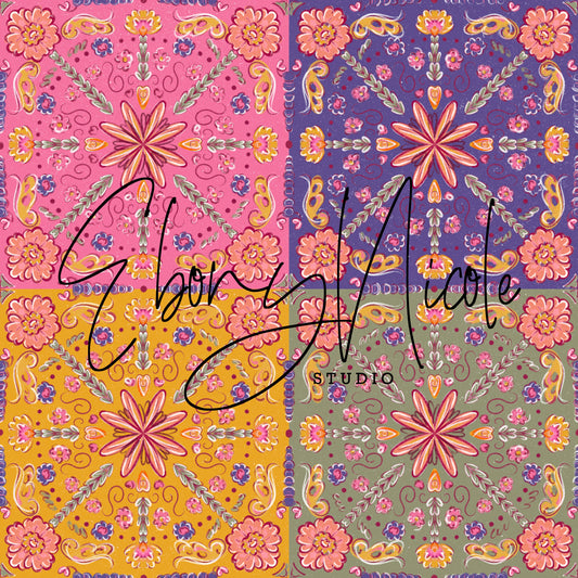 Floral Tile