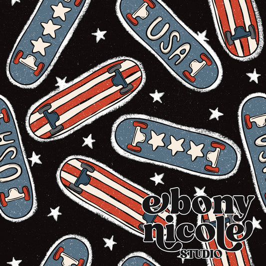 Fourth Of July Skateboard