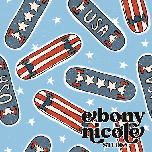 Fourth Of July Skateboard