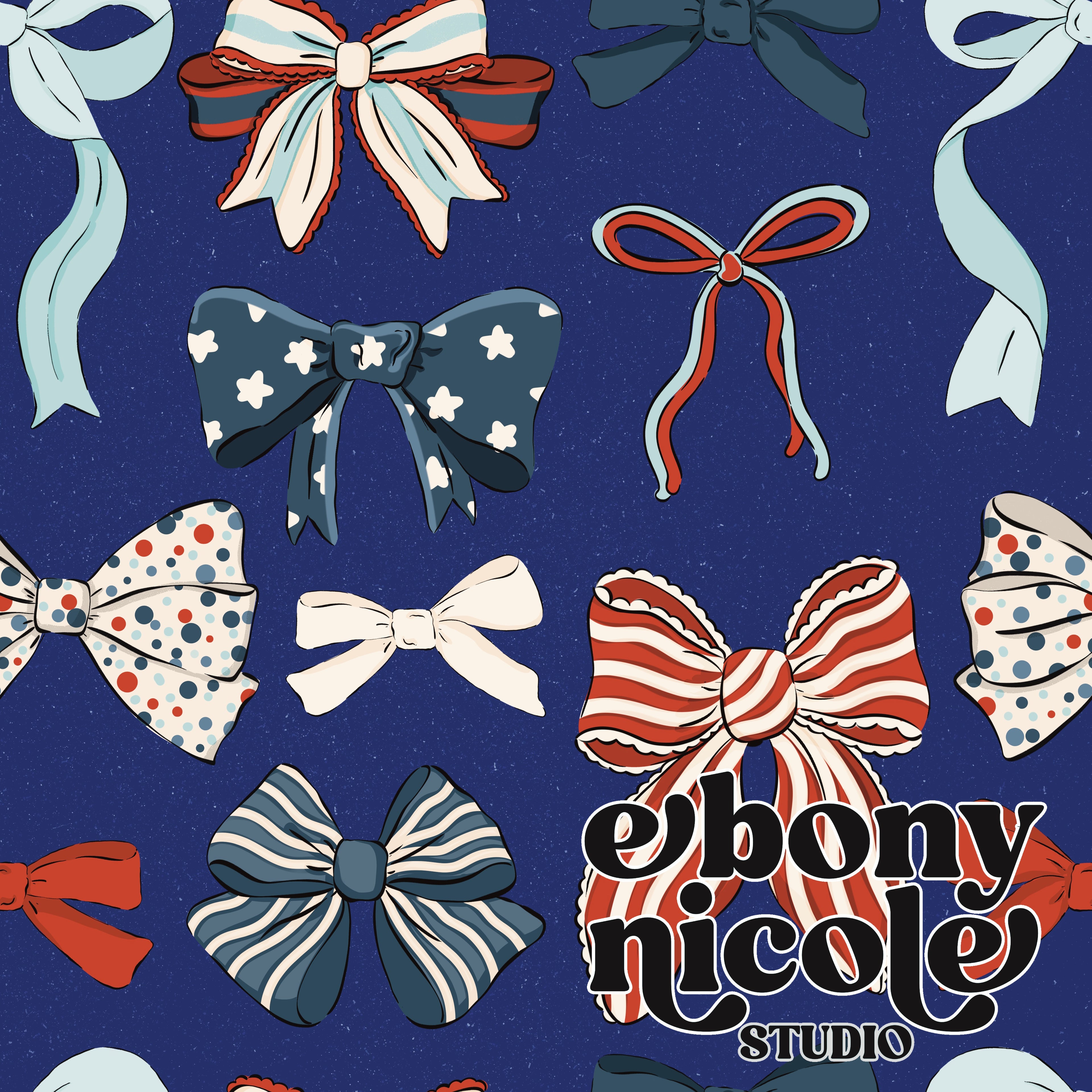 Fourth Of July Bows