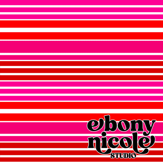 Valentine’s Stripes Seamless Pattern